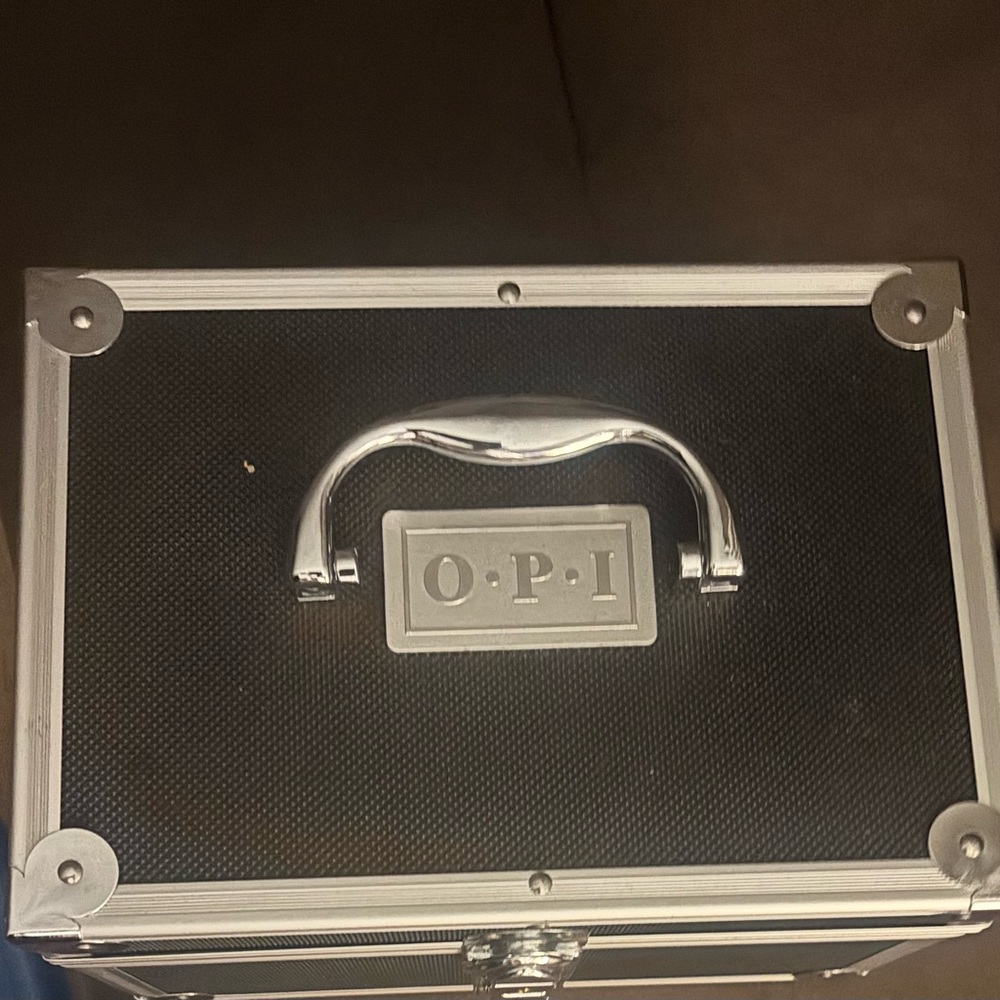 OPI Black and Silver Storage Case